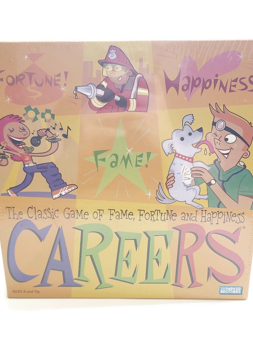 NEW Careers 2003 Board Game Parker Brothers Sealed Fortune Happiness Fame | READ